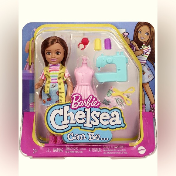 Mattel Toys Barbie Chelsea Can Be Playset With Barbie Pilot Fasion